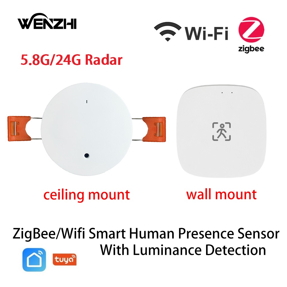 Smart Home Networking - ZigBee Sensor gerak, Wifi 5.8/24G MmWave