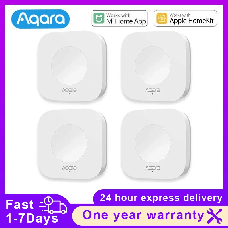 Smart Home Apple - Aqara Sensor rumah pintar, nirkabel tombol