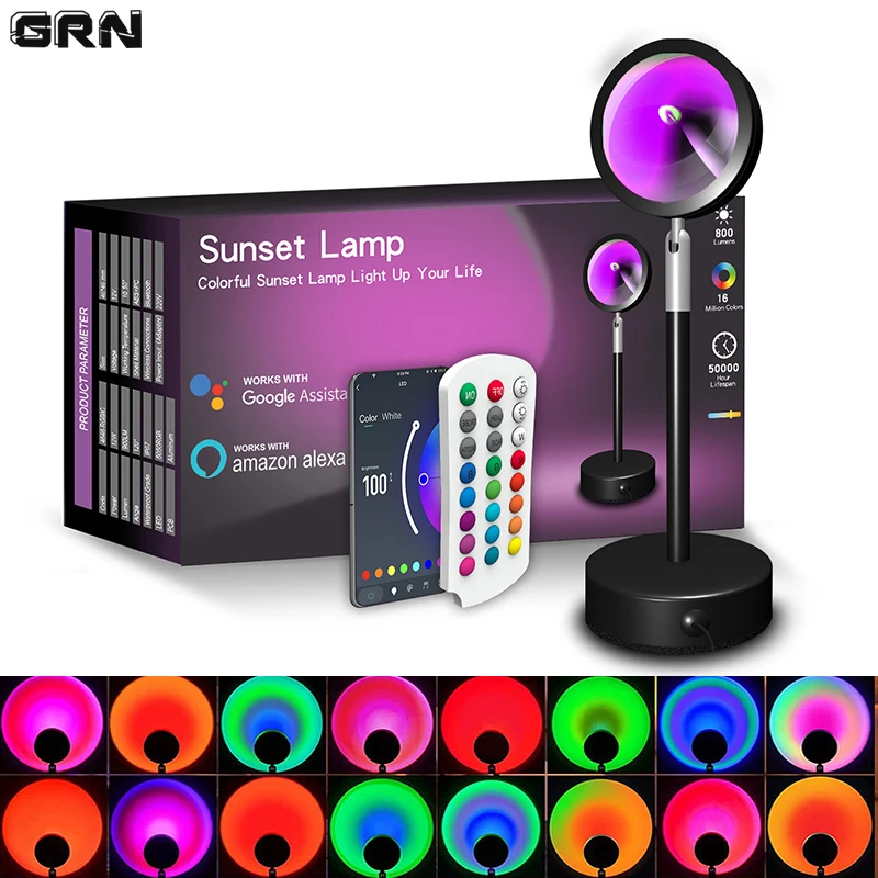 Smart Home Networking - Lampu matahari terbenam LED pintar, kontrol