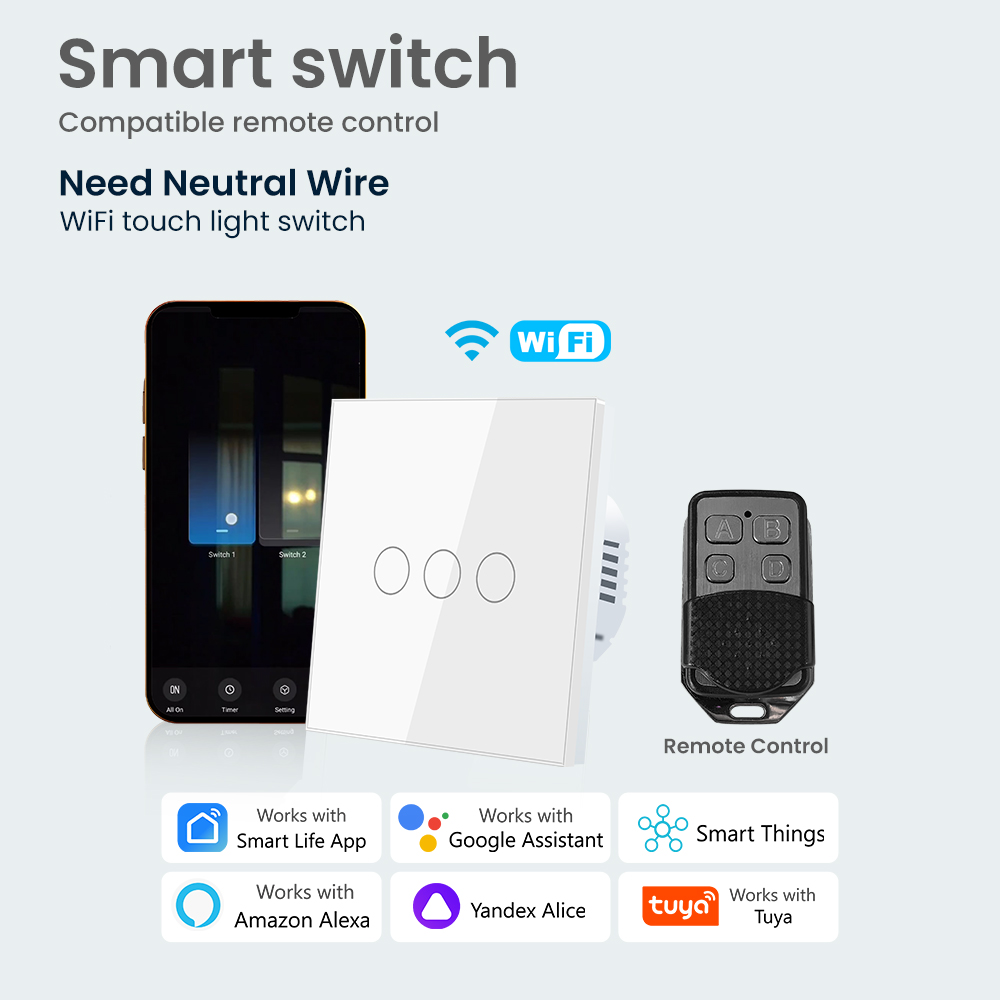 Smart Home Lg - Saklar Pintar EU Smart Switch Alexa