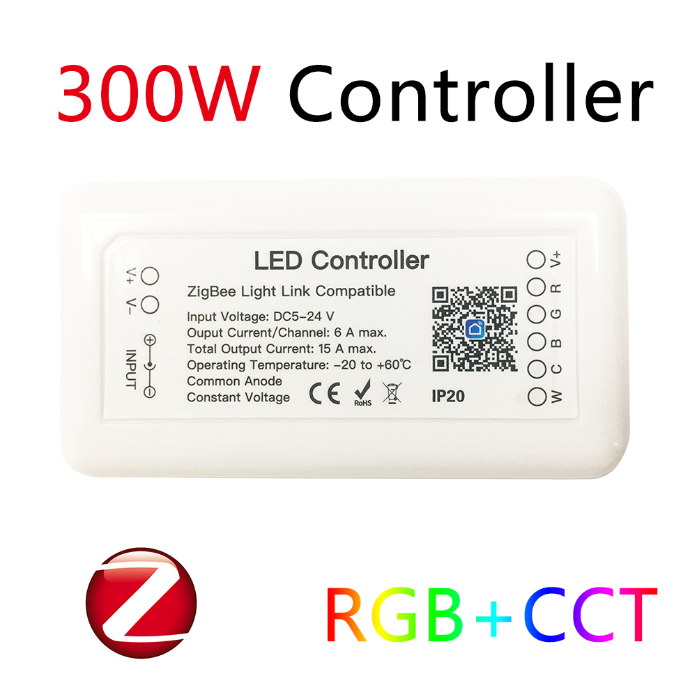 Alexa Compatible Bulb - Pengontrol LED Pintar Tuya Zigbee RGB+CCT