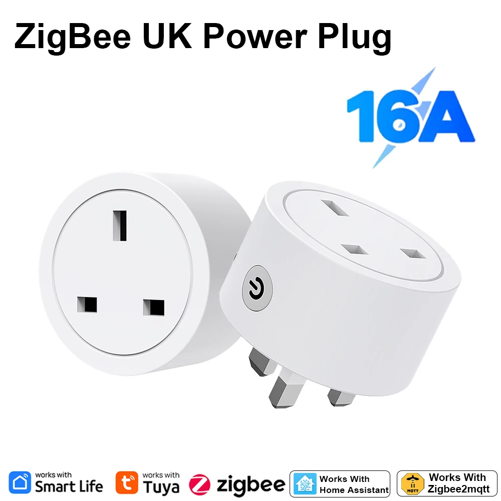 Smart Home Monitoring - Zigbee Smart Plug 16A Soket UK