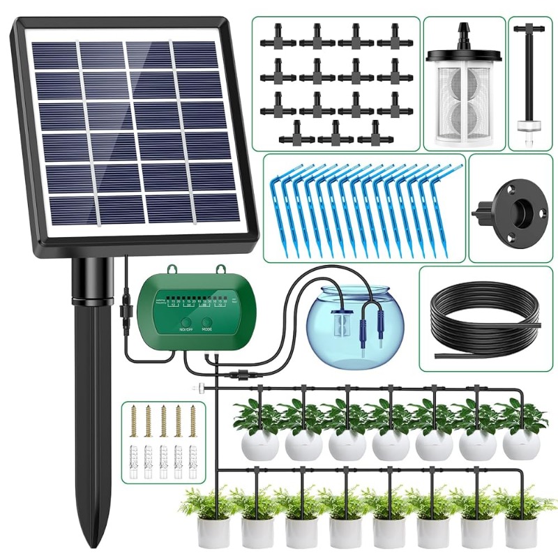 Smart Home Green - Kit irigasi cerdas tenaga surya, Kit