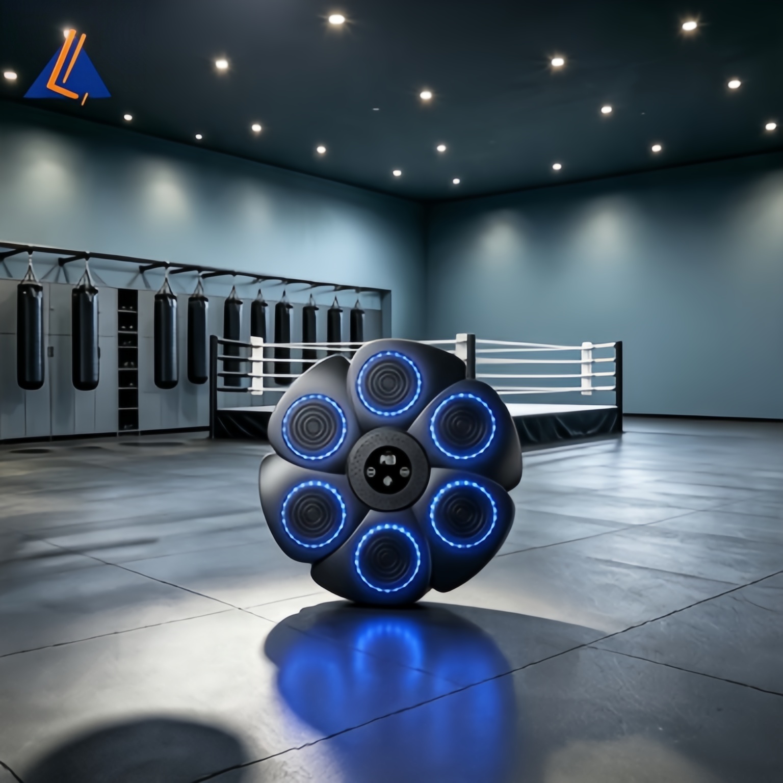 Smart Home Trainer - Alat Pelatih Tinju Musik LED Pintar,