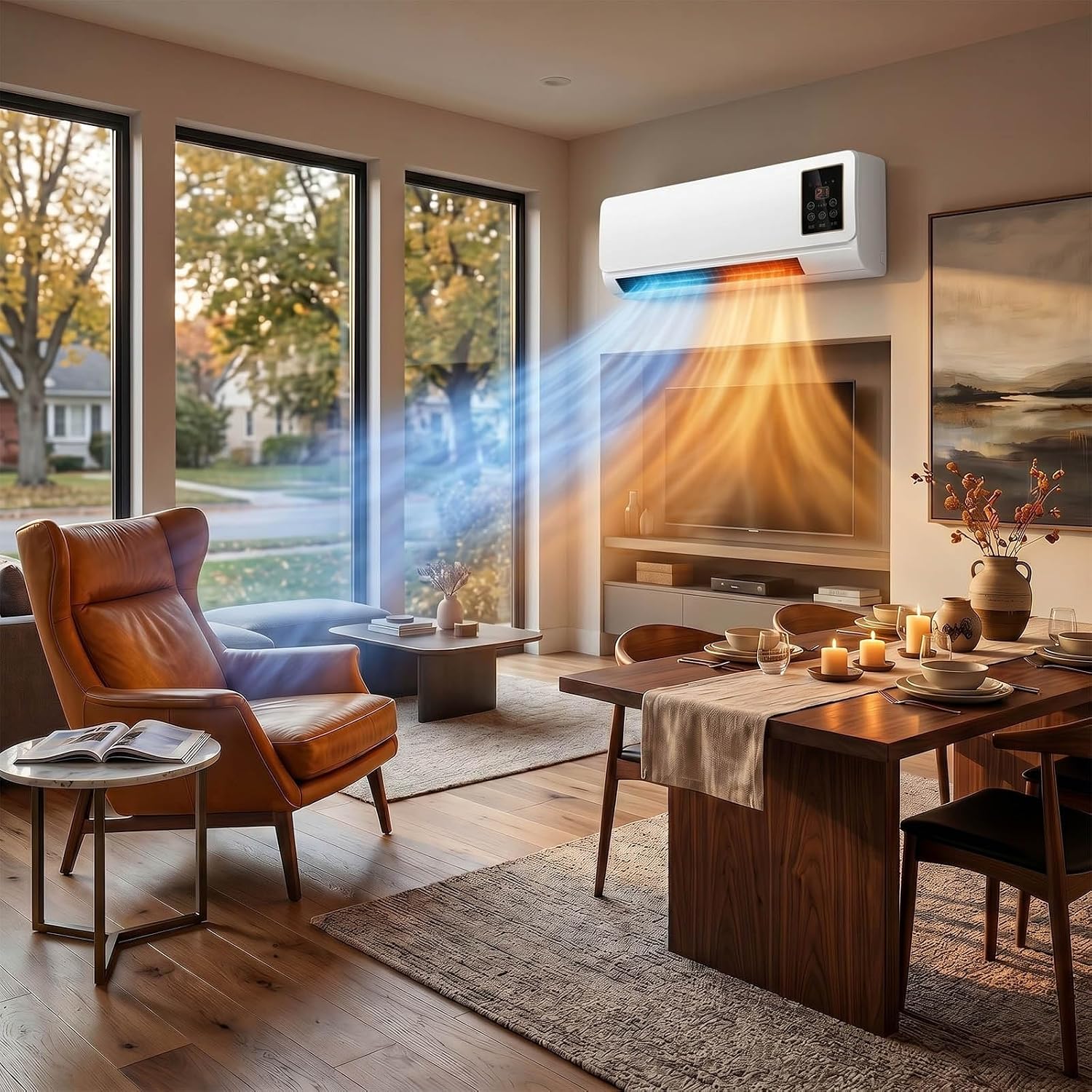 Smart Bathroom Fan - Kipas & Pemanas AC Dinding, Unit