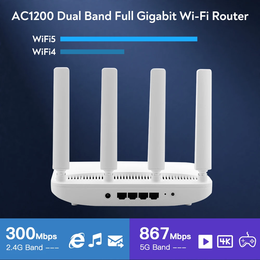 Router WiFi AC1200 Dual Band 2 - Smart Home X10 ulasan dan harga