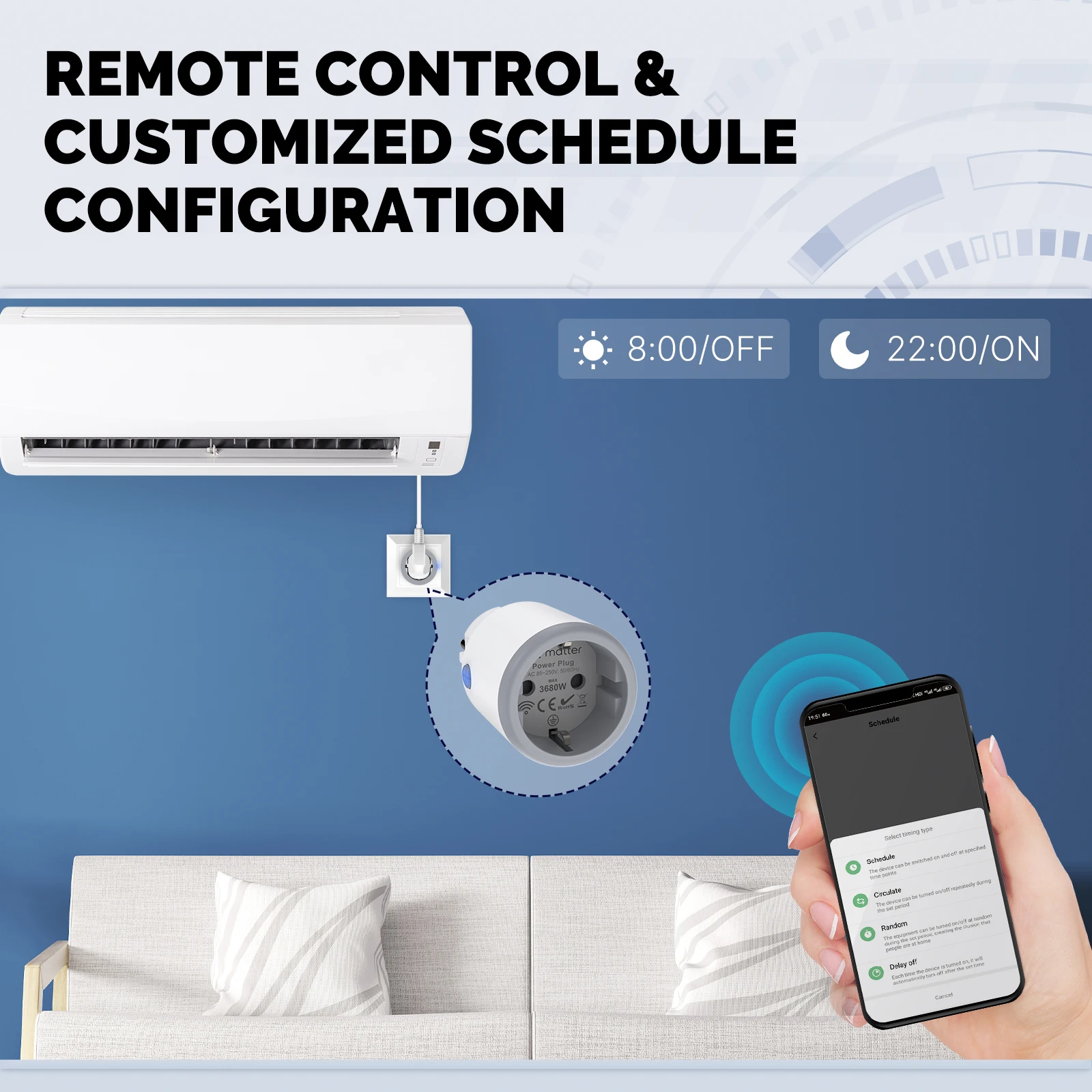 MOES Smart EU/US/UK Plug masal - Smart Home Apple ulasan dan harga