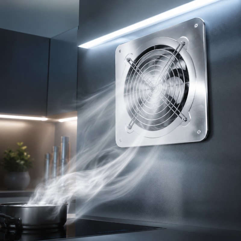 Kipas Ventilasi Pembuangan Uda - Smart Bathroom Fan ulasan dan harga