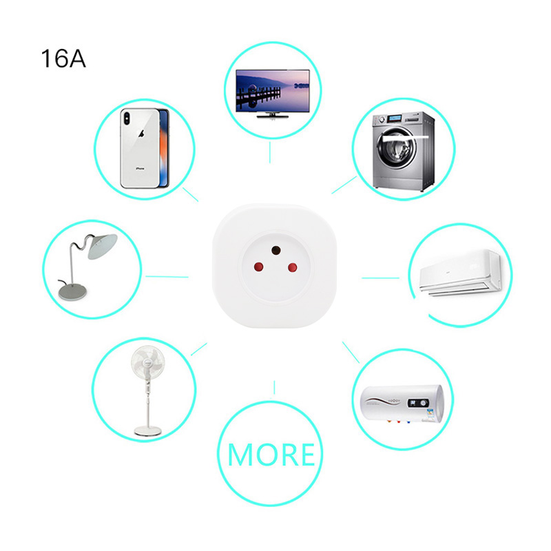Israel IL 16A soket pintar WiF - Smart Wall Socket ulasan dan harga
