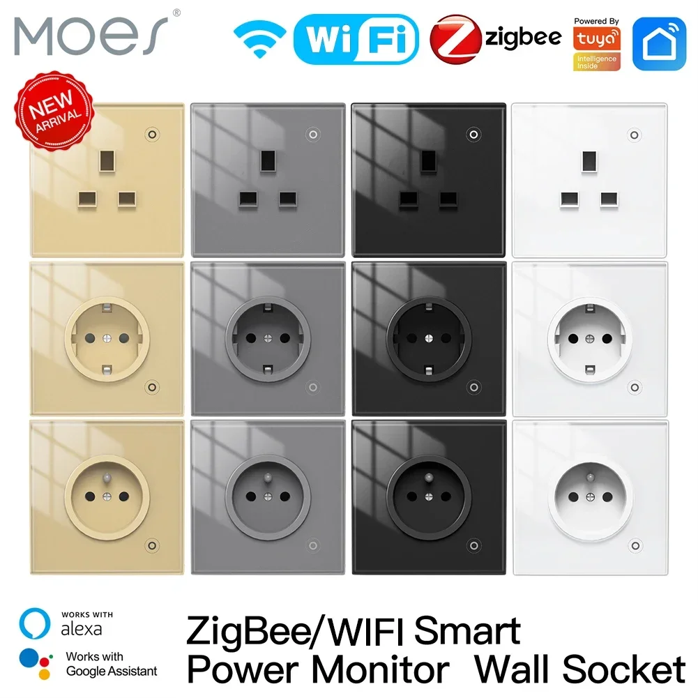 Moes ZigBee soket dinding, WIF - Smart Wall Socket ulasan dan harga