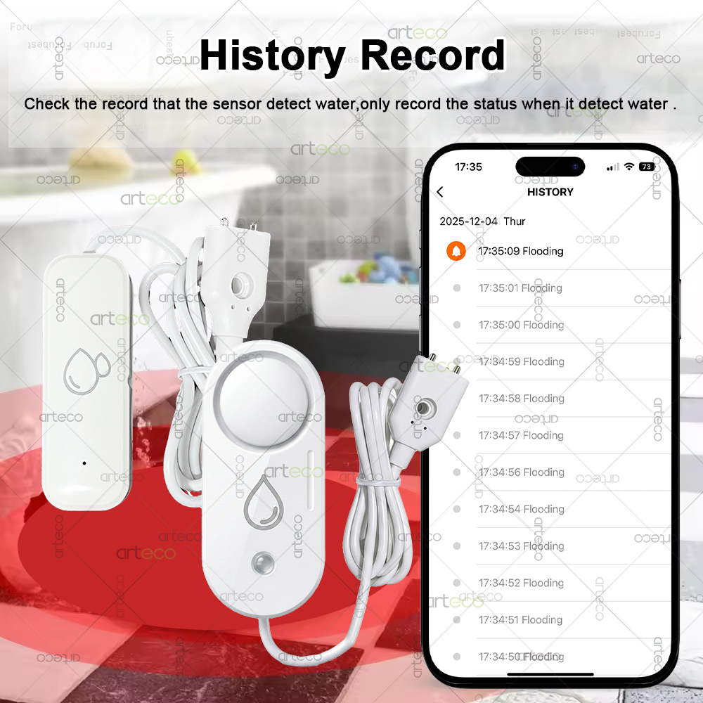 Sensor Kebocoran Air Zigbee De - Smart Home Green ulasan dan harga