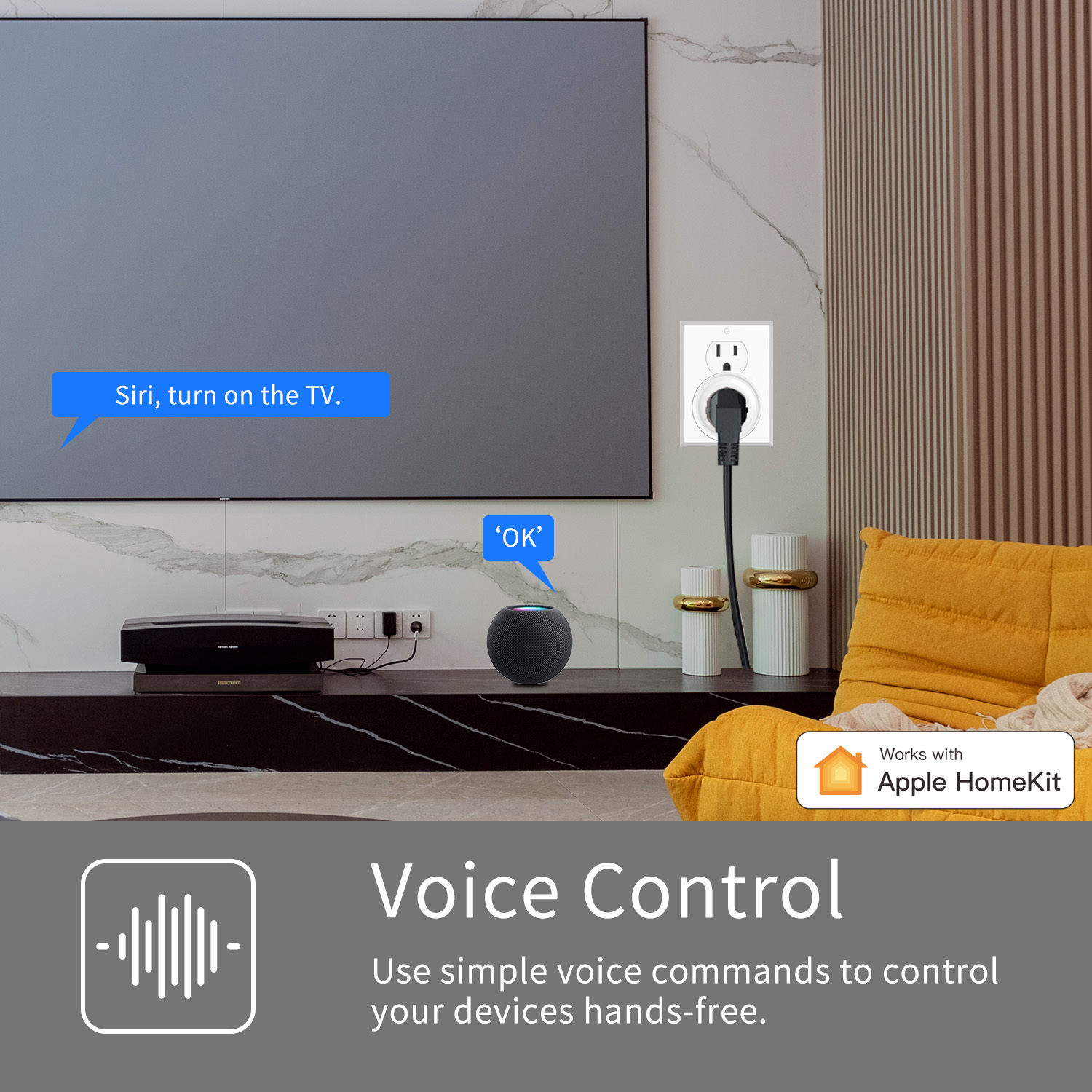 Stop Kontak Pintar WiFi HomeKi - Smart Wall Socket ulasan dan harga