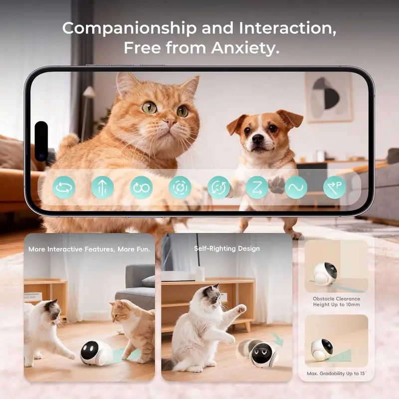 Kamera Robot Hewan Peliharaan  - Smart Home Monitoring ulasan dan harga