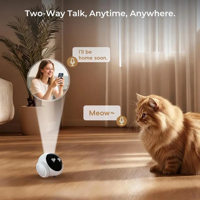 Kamera Robot Hewan Peliharaan  - Smart Home Monitoring ulasan dan harga