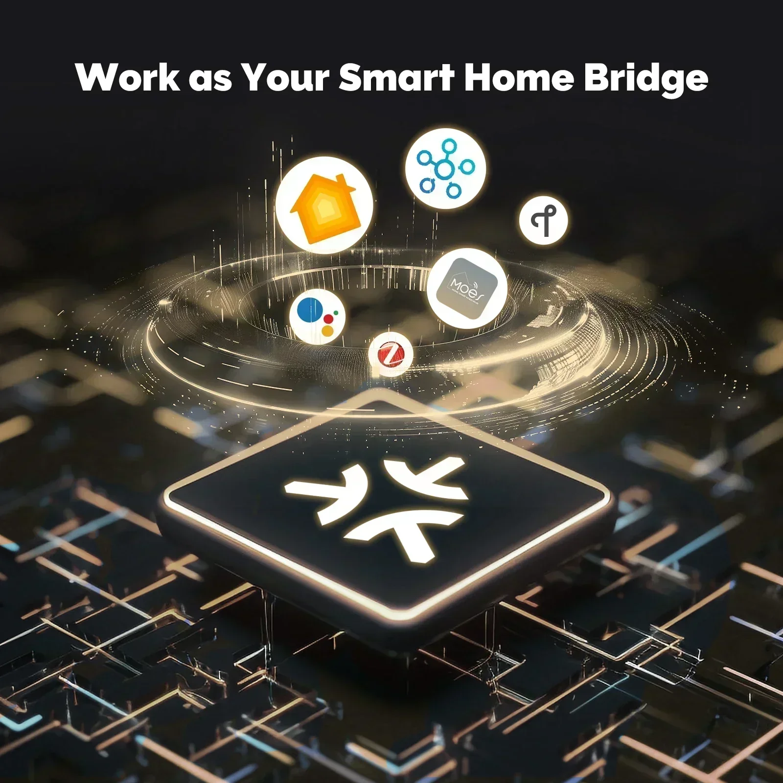 MOES Tuya Zigbee Matter Thread - Smart Home Apple ulasan dan harga