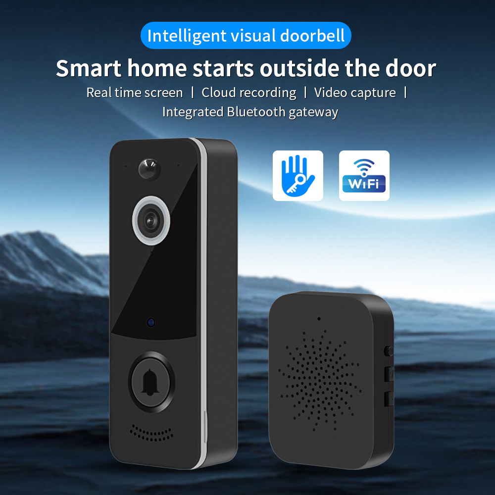 Bel Pintu Video WIFI 1080P Apl - Smart Home Video Doorbell App ulasan dan harga