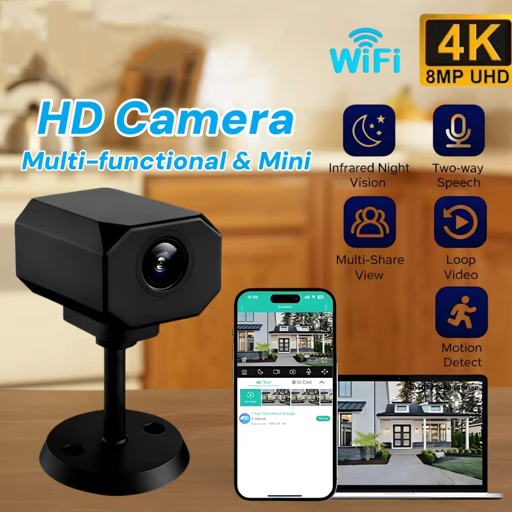 Kamera Keamanan WiFi 4K HD unt - Smart Home Monitoring ulasan dan harga
