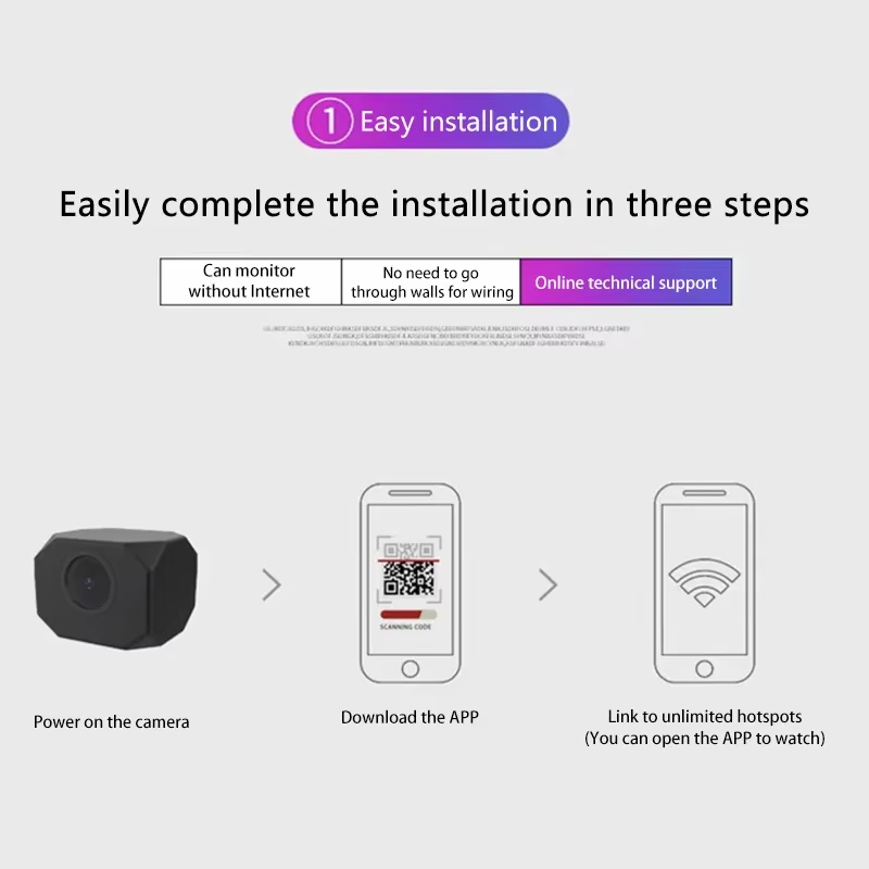 Kamera Keamanan WiFi 4K HD unt - Smart Home Monitoring ulasan dan harga