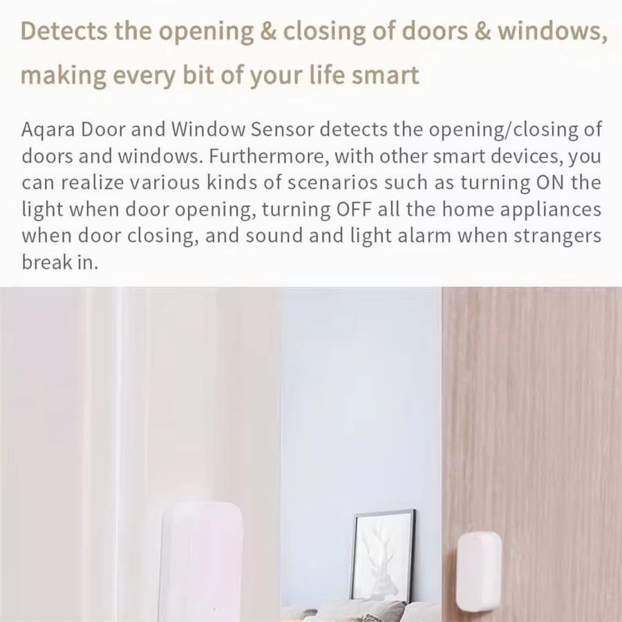 Sensor Pintu Jendela Aqara E1  - Smart Home Apple ulasan dan harga