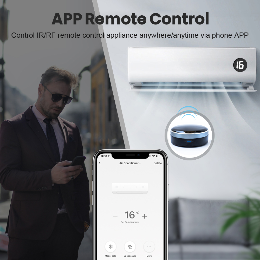 Tuya IR RF 433/315 Remote Cont - Smart Home Apple ulasan dan harga