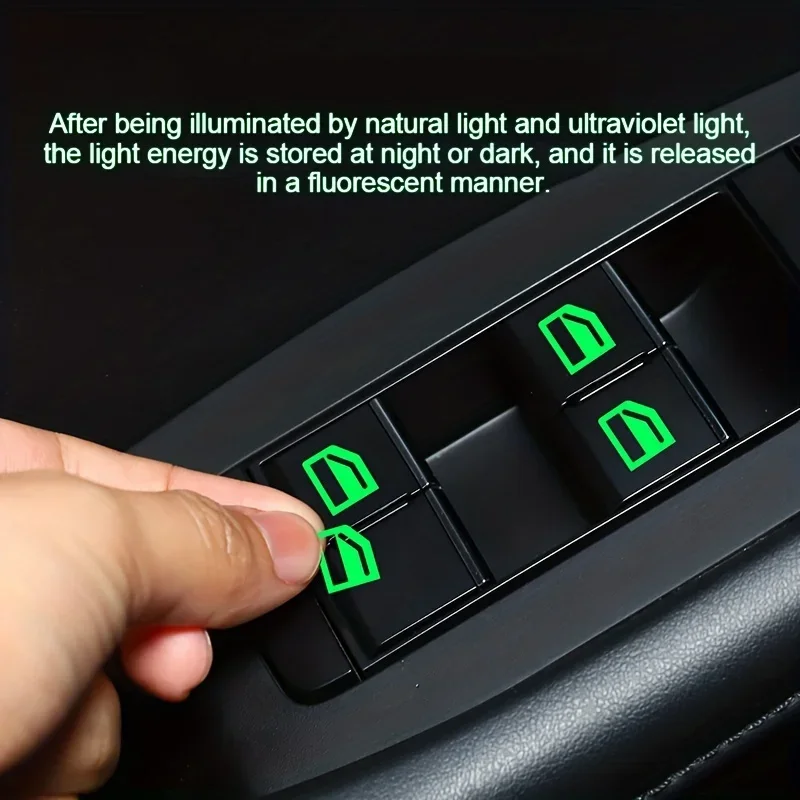 1 Set Stiker Tombol Mobil Meny - Smart Home Green ulasan dan harga