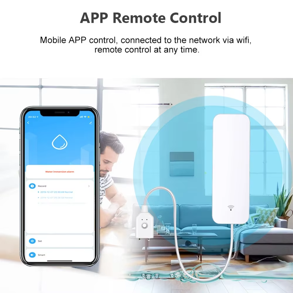 ZigBee WiFi Sensor Kebocoran A - Smart Home Green ulasan dan harga