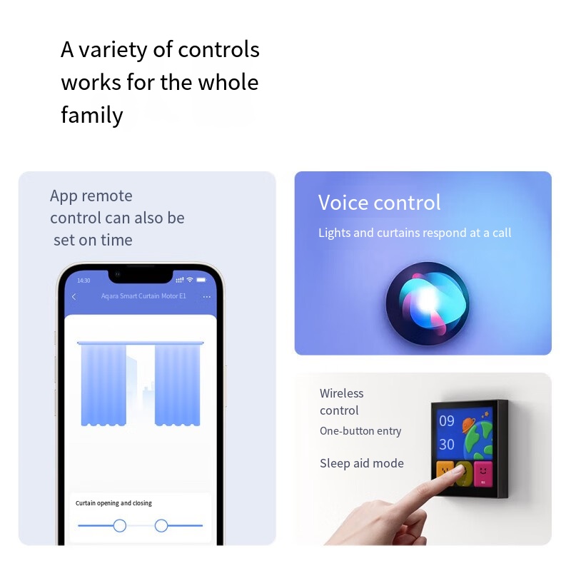 Aqara saklar Pintar S1E, kontr - Smart Home Apple ulasan dan harga