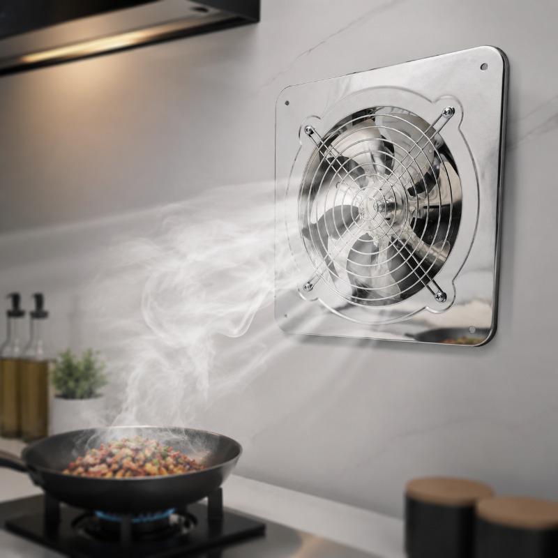 Kipas Angin Ekstraktor Stainle - Smart Bathroom Fan ulasan dan harga