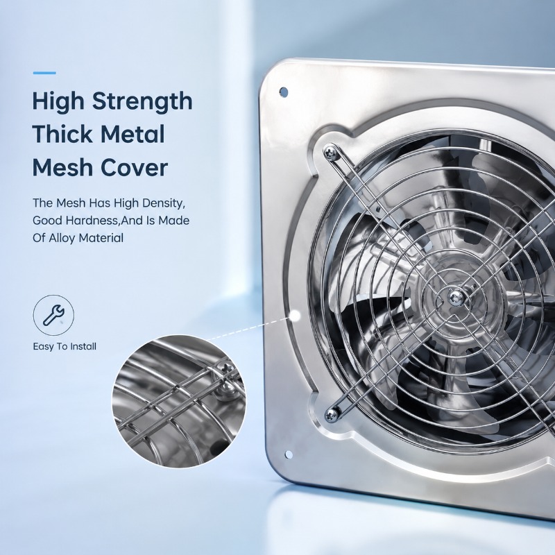 Kipas Angin Ekstraktor Stainle - Smart Bathroom Fan ulasan dan harga