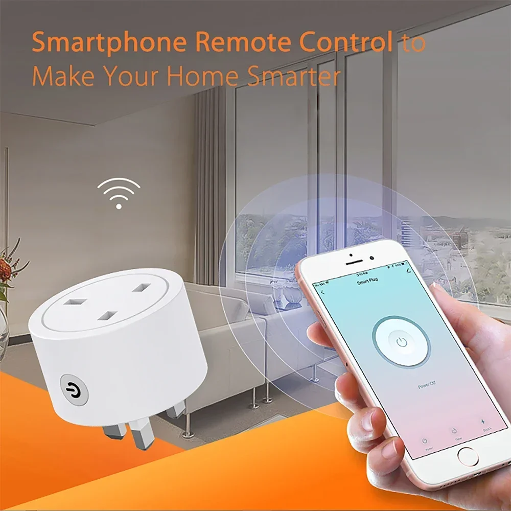 Zigbee Smart Plug 16A Soket UK - Smart Home Monitoring ulasan dan harga