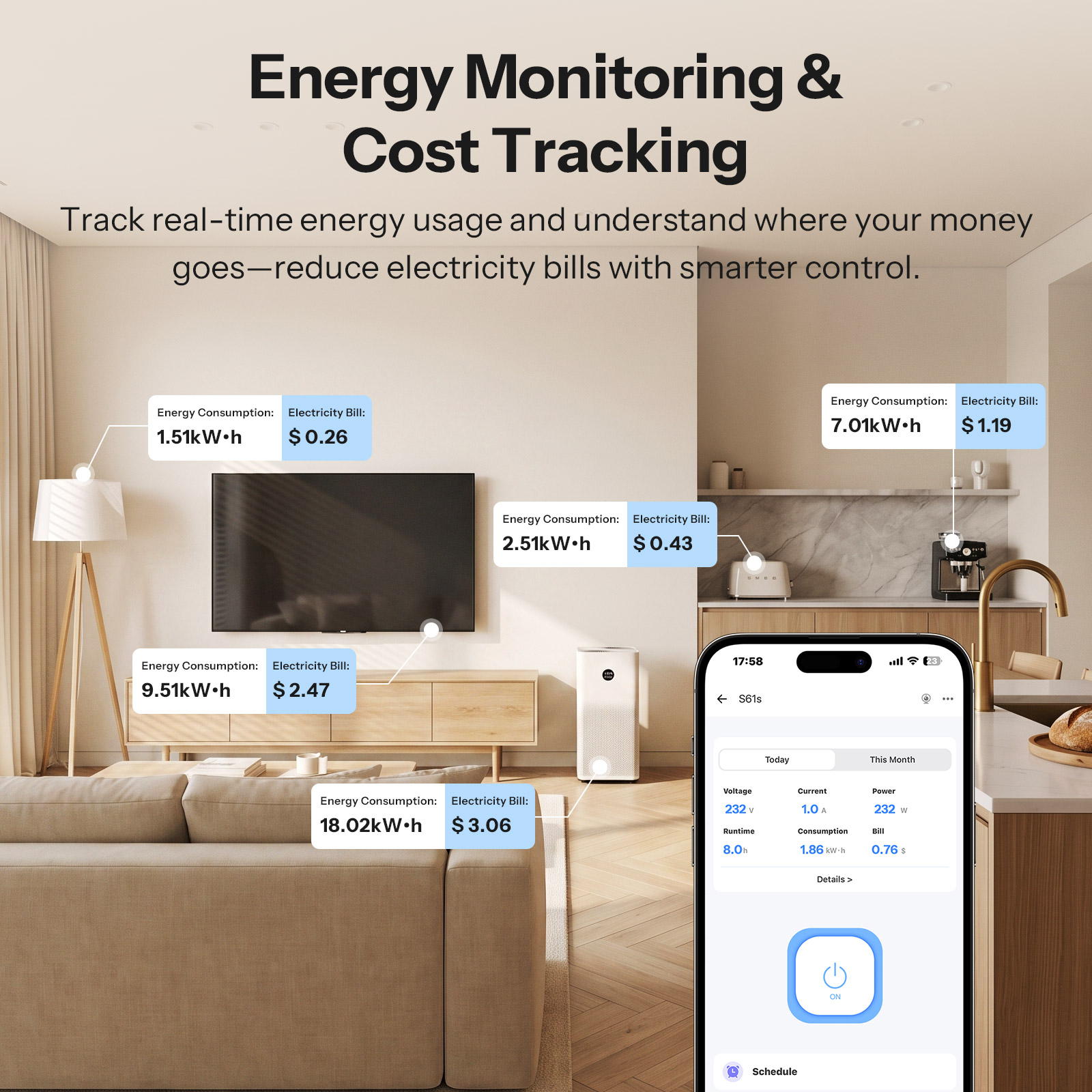 SONOFF S61STPB iPlug Gen2 Tipe - Smart Home Apple ulasan dan harga