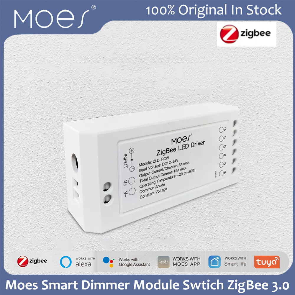 Moes Smart Dimmer Module Switc - Alexa Compatible Bulb ulasan dan harga