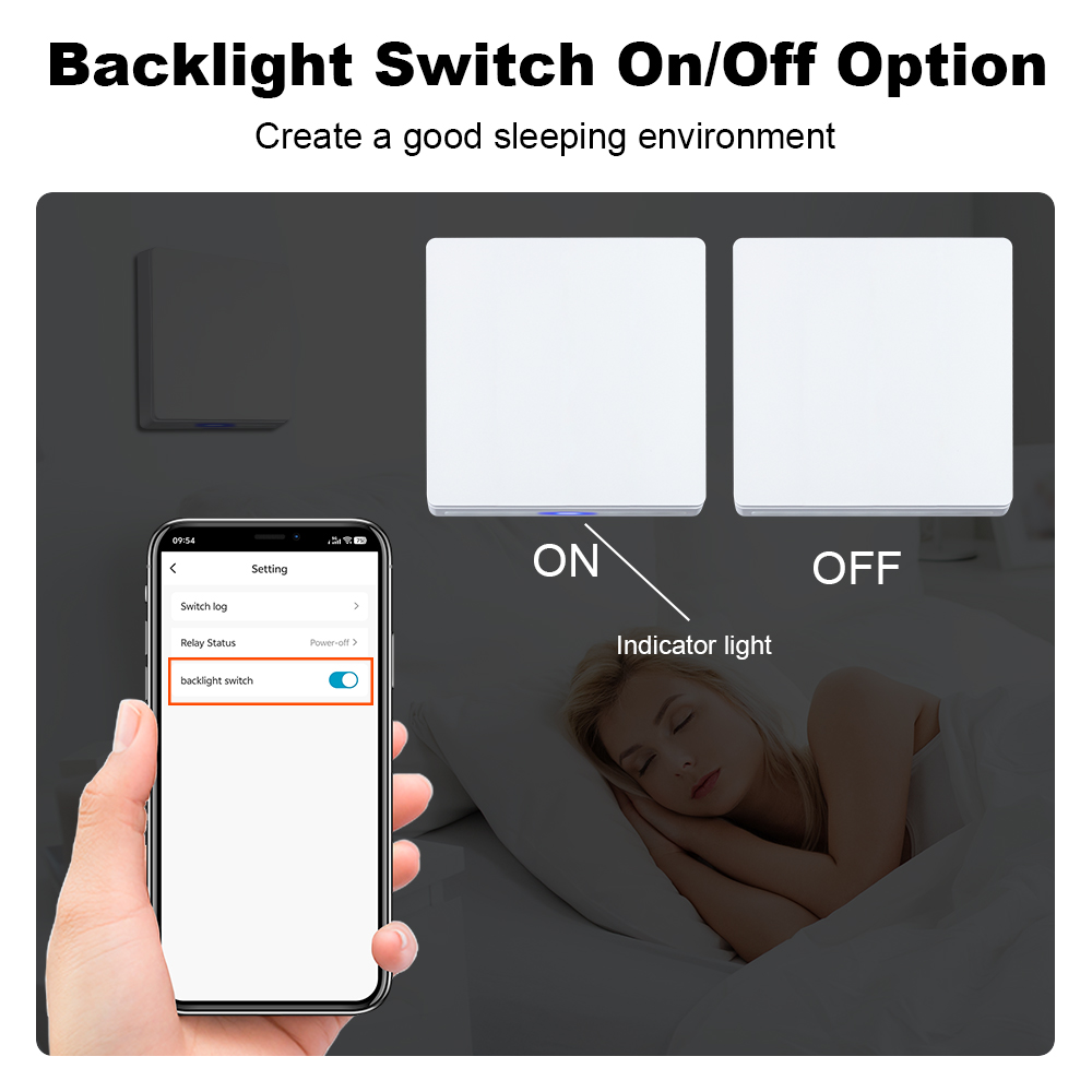 MANHOT Smart Wifi EU Saklar Pe - Smart Home Green ulasan dan harga