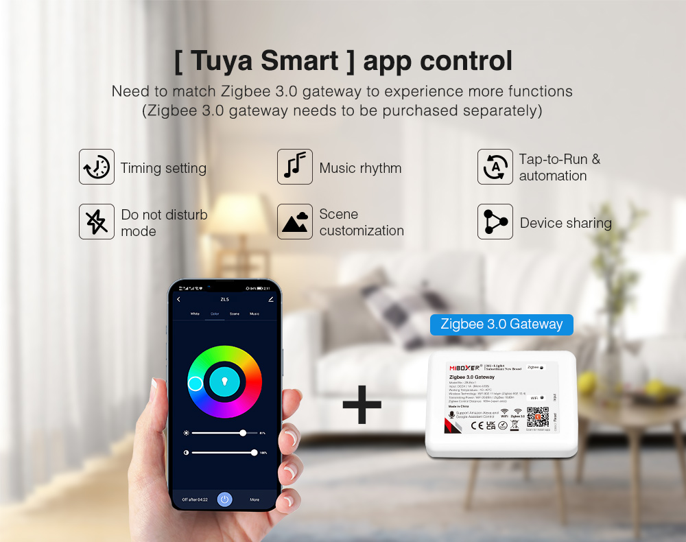 Mibox kontroler LED 5 dalam 1, - Alexa Compatible Bulb ulasan dan harga