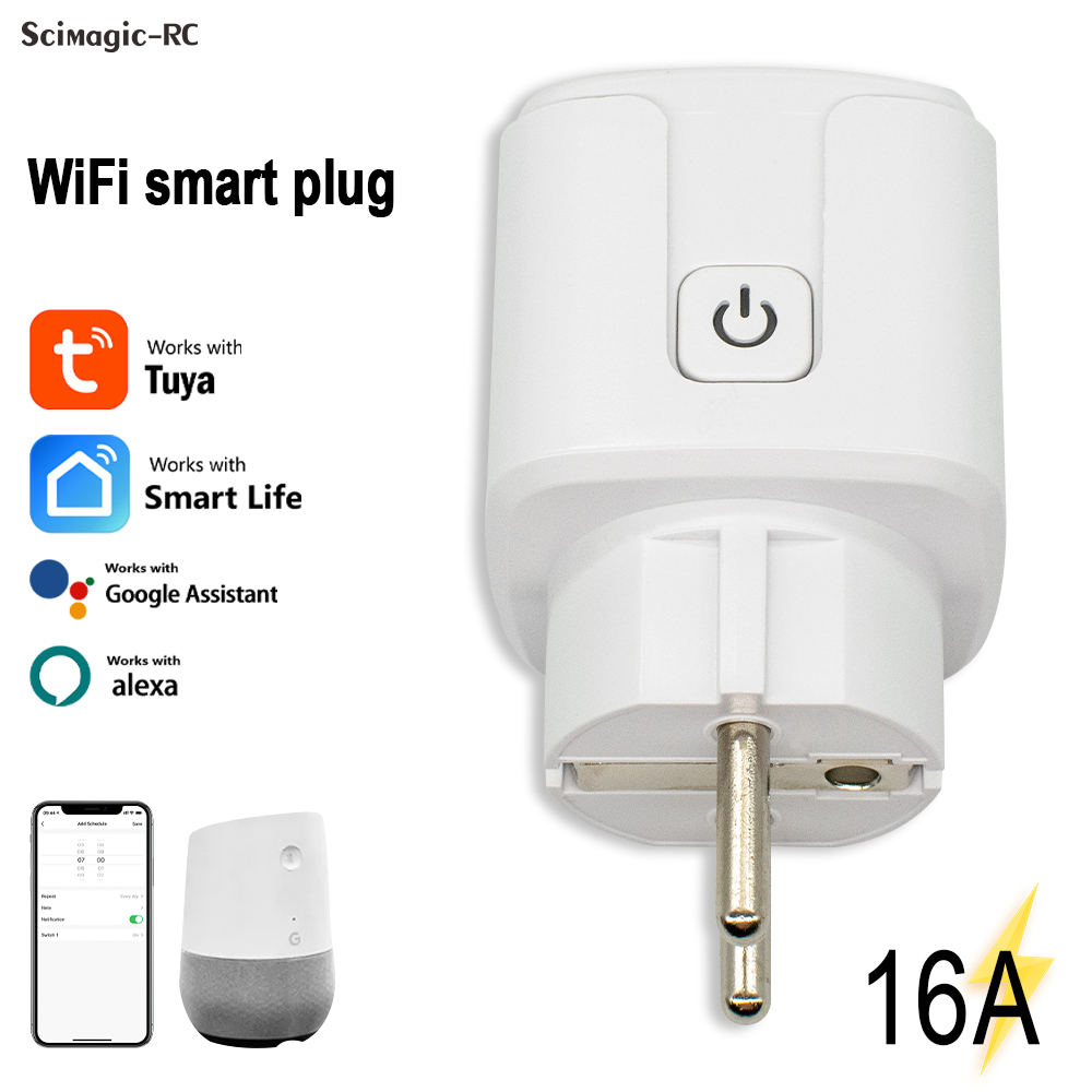 Tuya Smart Plug WiFi Socket 16 - Smart Home Monitoring ulasan dan harga