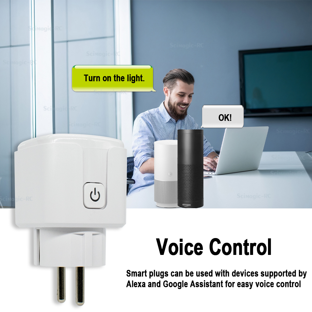Tuya Smart Plug WiFi Socket 16 - Smart Home Monitoring ulasan dan harga
