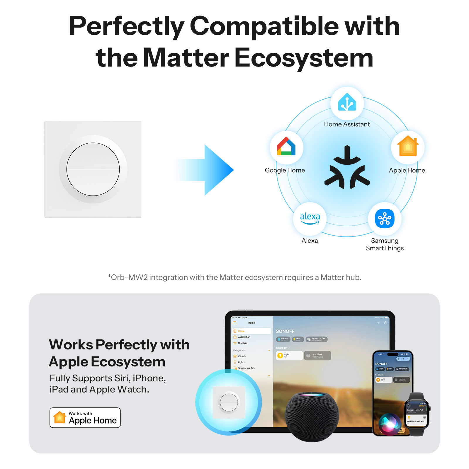 SONOFF MINI-2GS-E Matter Over  - Smart Home Apple ulasan dan harga