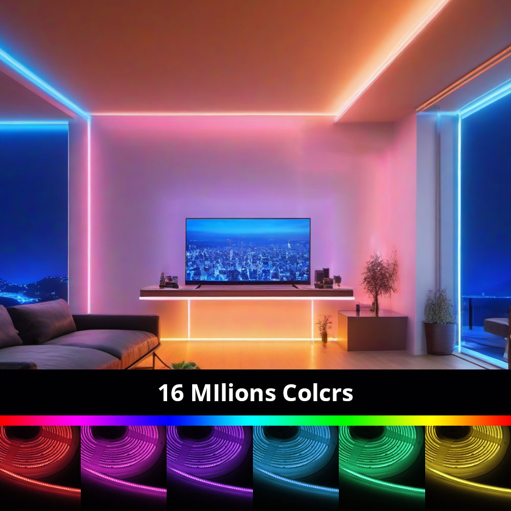 Zemismart lampu Strip Led COB, - Alexa Compatible Bulb ulasan dan harga