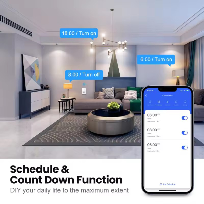 UNKAS Wifi Smart Brazil Saklar - Smart Wall Socket ulasan dan harga