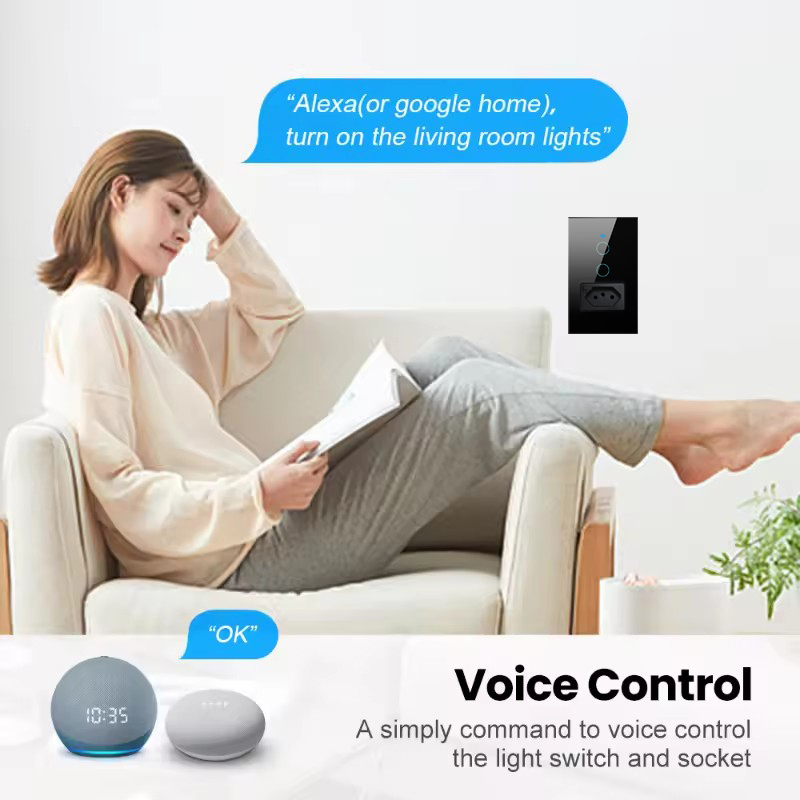 UNKAS Wifi Smart Brazil Saklar - Smart Wall Socket ulasan dan harga