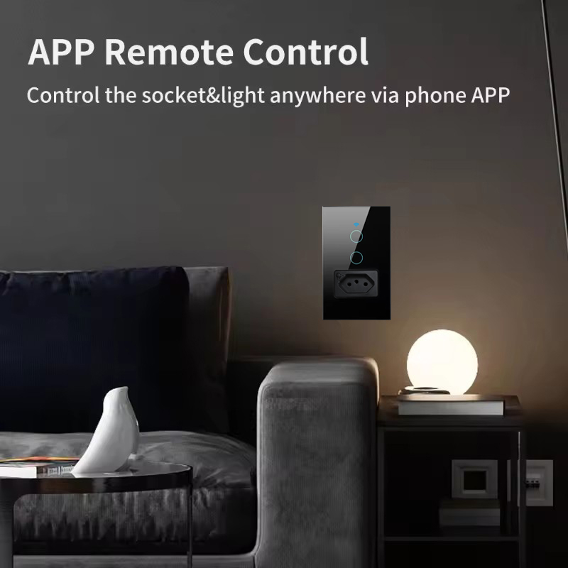 UNKAS Wifi Smart Brazil Saklar - Smart Wall Socket ulasan dan harga