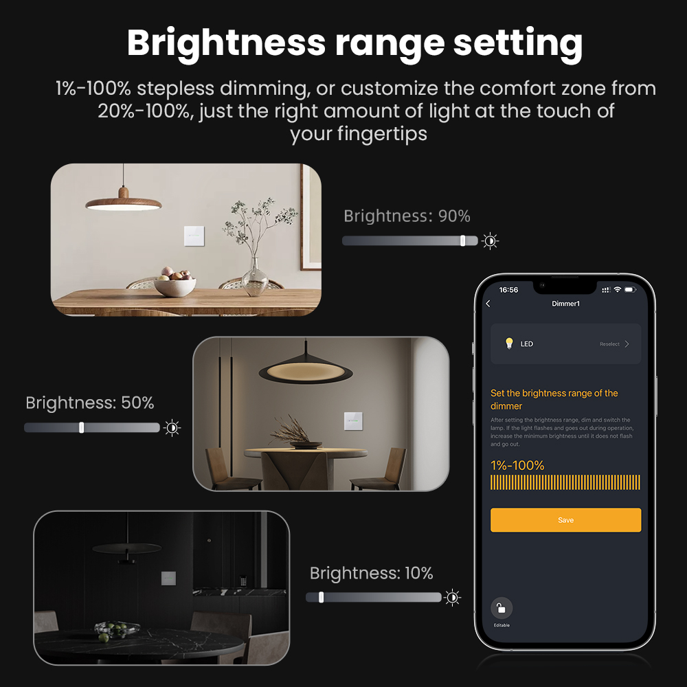 AVATTO WiFi 1/2 Gang Smart Dim - Smart Home Networking ulasan dan harga