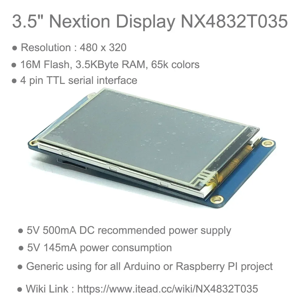 Layar Sentuh HMI Nextion 3.5