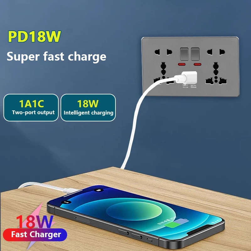 Colokan soket daya dinding isi - Smart Wall Socket ulasan dan harga
