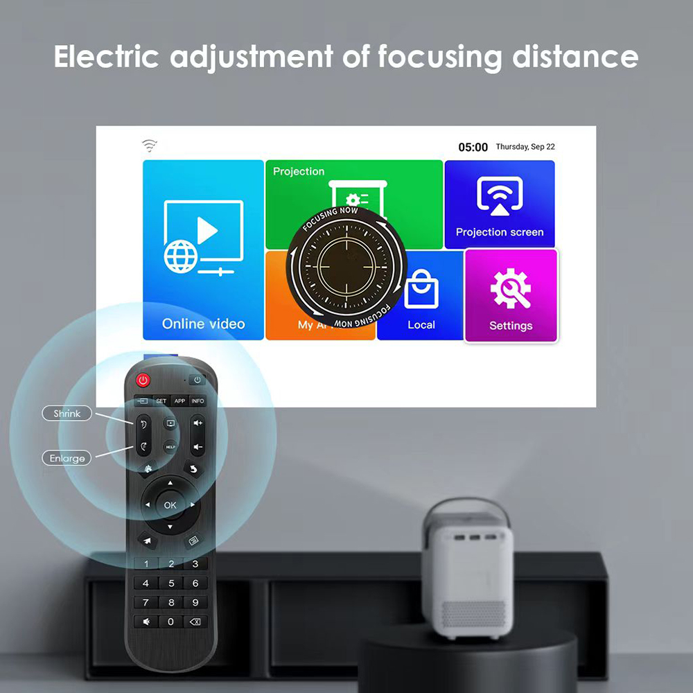HONGTOP P10 Proyektor Mini Blu - Smart Home X10 ulasan dan harga