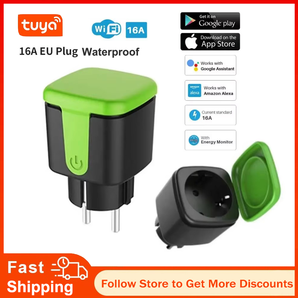 Tuya EU 16A WiFi Smart Waterpr - Smart Home Networking ulasan dan harga