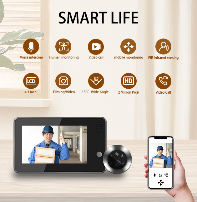 Bel Pintu WiFi Tuya Smartlife  - Wifi Doorbell Camera ulasan dan harga