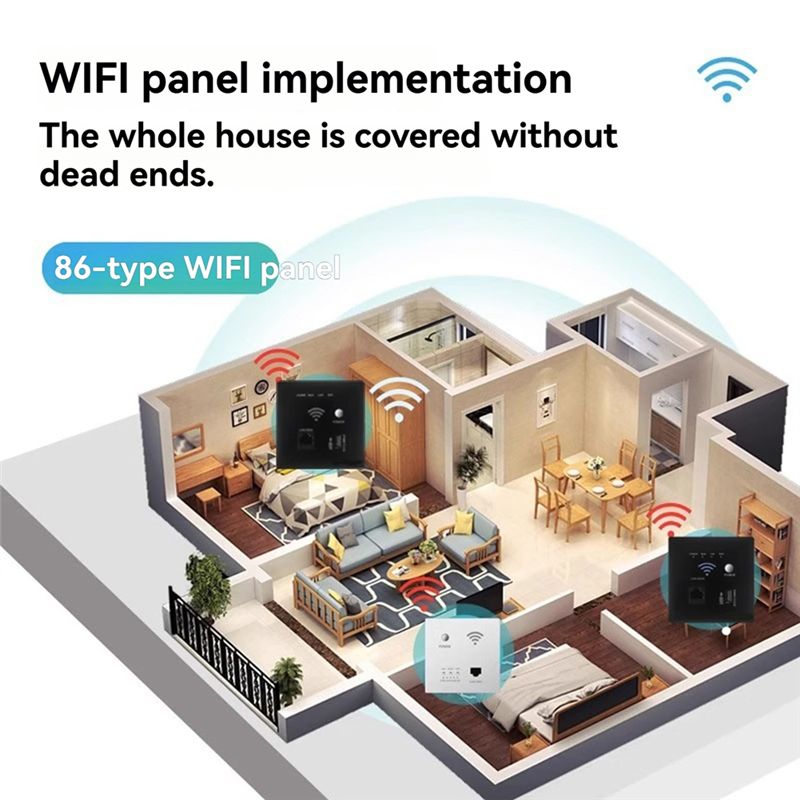 QWE-300Mbps 2.4Ghz Router WIFI - Smart Home X10 ulasan dan harga