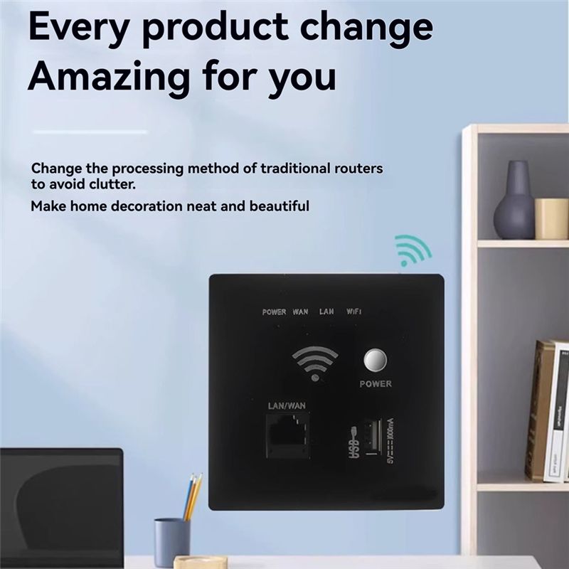 QWE-300Mbps 2.4Ghz Router WIFI - Smart Home X10 ulasan dan harga