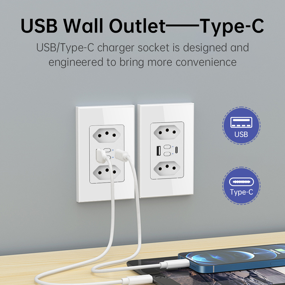 MANHOT Wifi Smart Brazil Socke - Smart Home Networking ulasan dan harga